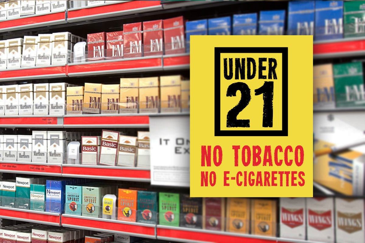 As of December 26, 2019, you must be 21 Years of Age to Purchase Tobacco Products and E-Cigarettes - Tom Thumb Food Stores Miami