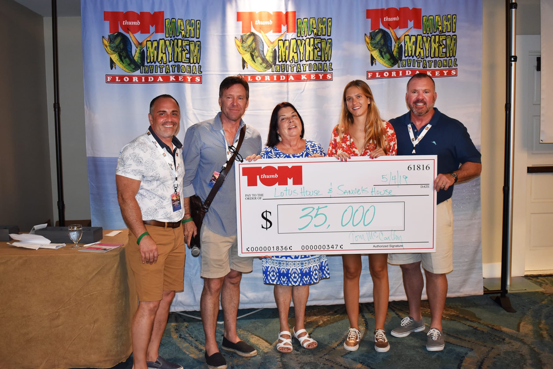 Tom Thumb Food Stores Raises $70,000 for Samuel’s House and Lotus House during its Invitational Fishing Tournament
